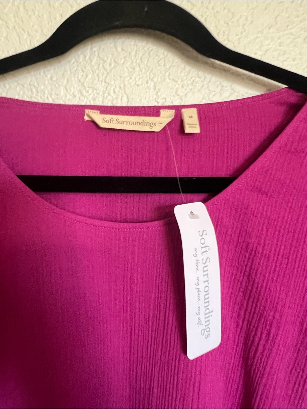 Soft Surroundings Siesta Key Tunic in Vibrant Orchid - Picture 6 of 10